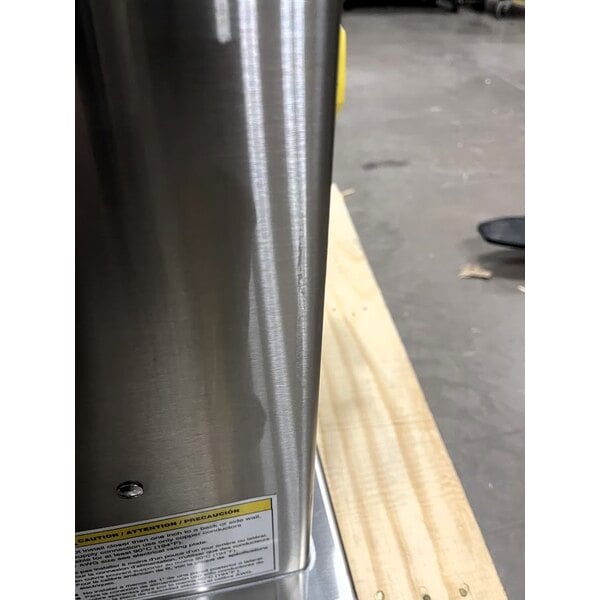Scratch and Dent Cleveland KET-12-T 12 Gallon Tilting 2/3 Steam Jacketed Electric Tabletop Kettle - 208/240V