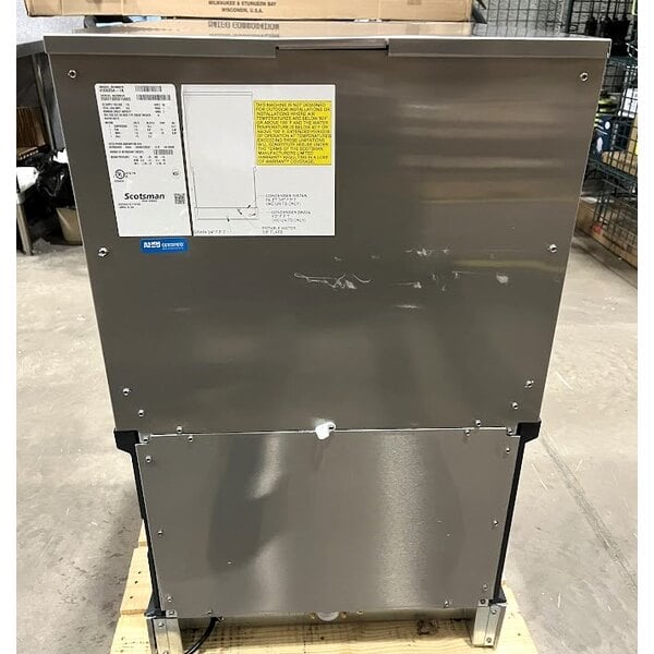 Scratch and Dent Scotsman HID525A-1 Meridian® Countertop Air Cooled Ice Machine and Water Dispenser - 25 lb. Bin Storage
