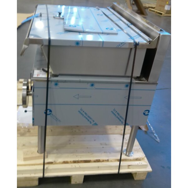 Scratch and Dent Cleveland SGL-40-TR Natural Gas 40 Gallon DuraPan Open Base Tilt Skillet - 130,000 BTU