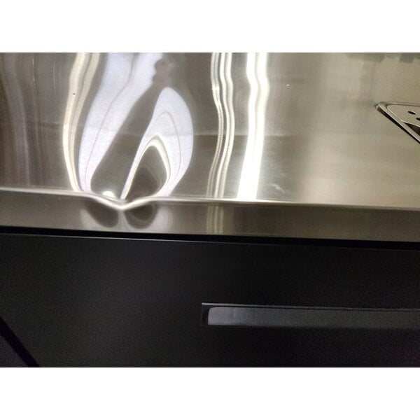 Scratch and Dent Avantco UDD-4-HC Black Kegerator / Beer Dispenser with (2) 2 Tap Towers - (3) 1/2 Keg Capacity