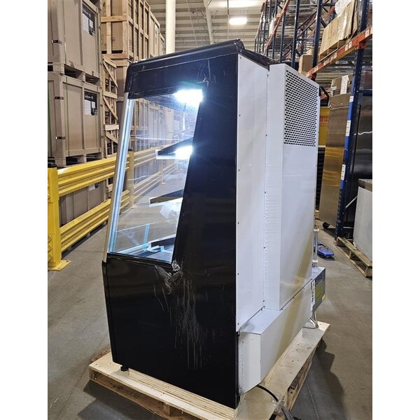 Scratch and Dent Avantco MAC-48HC 47" Black Vertical Air Curtain Merchandiser - 115V