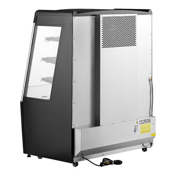 Scratch and Dent Avantco MAC-48HC 47" Black Vertical Air Curtain Merchandiser - 115V