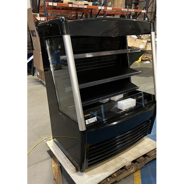 Scratch and Dent Avantco MAC-48HC 47" Black Vertical Air Curtain Merchandiser - 115V