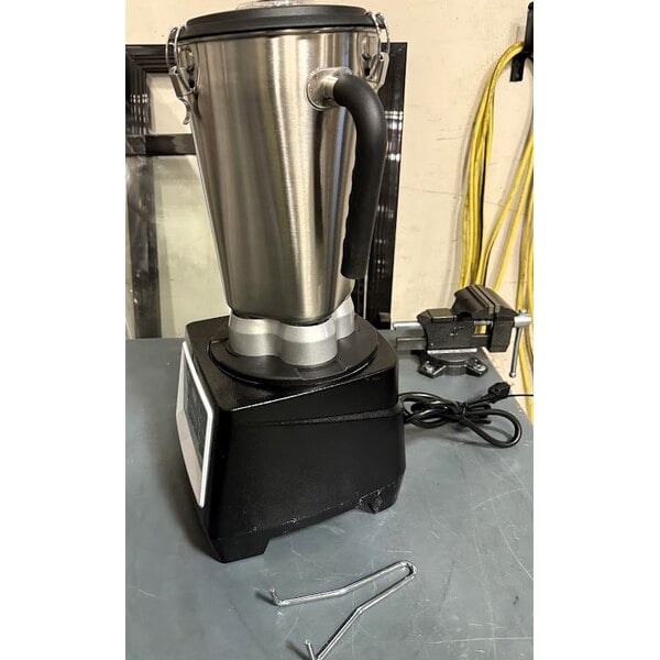 Scratch and Dent AvaMix BX1GRGT 3 3/4 hp 1 Gallon Stainless Steel Heavy Duty Commercial Food Blender with Timer - 120V