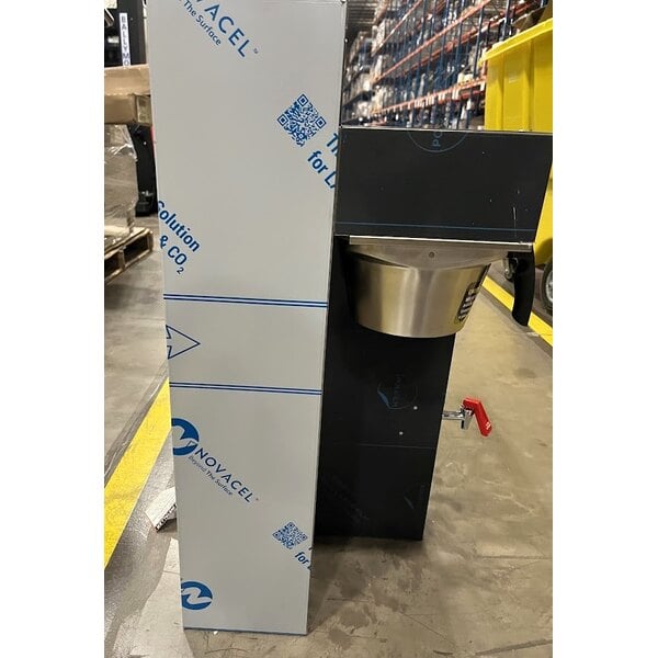 Scratch and Dent Fetco CBS-1242 Plus Series Twin Automatic Digital Coffee Brewer With Metal Brew Basket - 208/240V, 4600W