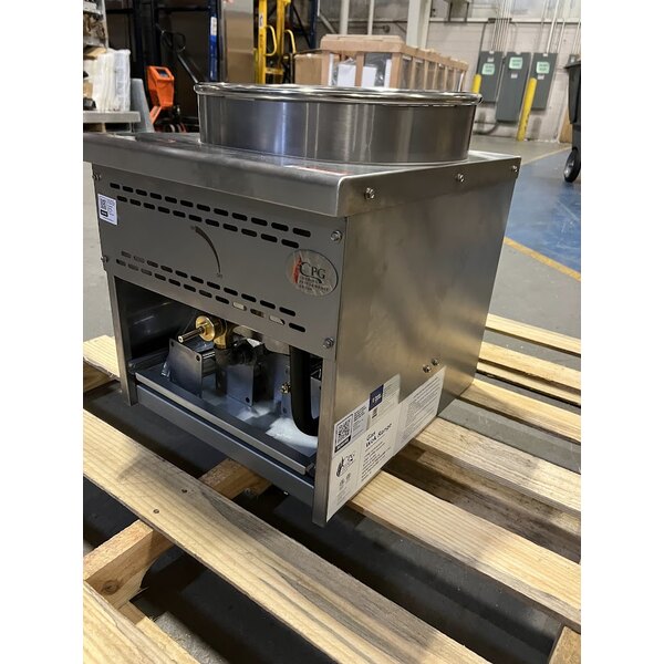 Scratch and Dent Cooking Performance Group WOKR16N Natural Gas Wok Range with 16" Ring - 125,000 BTU