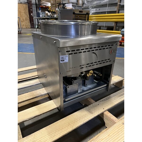 Scratch and Dent Cooking Performance Group WOKR16N Natural Gas Wok Range with 16" Ring - 125,000 BTU