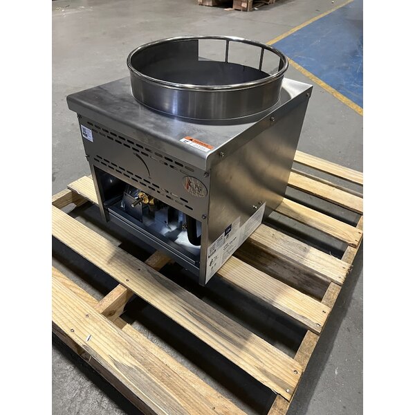 Scratch and Dent Cooking Performance Group WOKR16N Natural Gas Wok Range with 16" Ring - 125,000 BTU