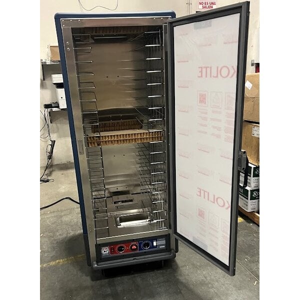 Scratch and Dent Metro C539-CFC-4-BU C5 3 Series Heated Holding / Proofing Cabinet with Clear Door - Blue