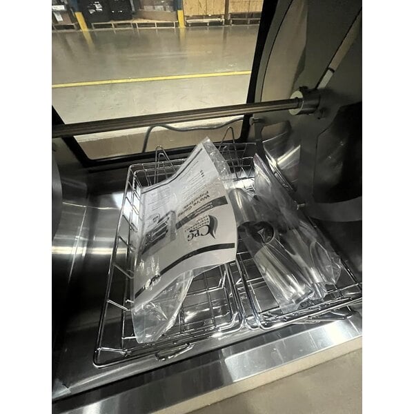 Scratch and Dent Cooking Performance Group CROE48D Electric Countertop Rotisserie Oven with 4 Baskets for 8 Chickens - 240V, 2800W