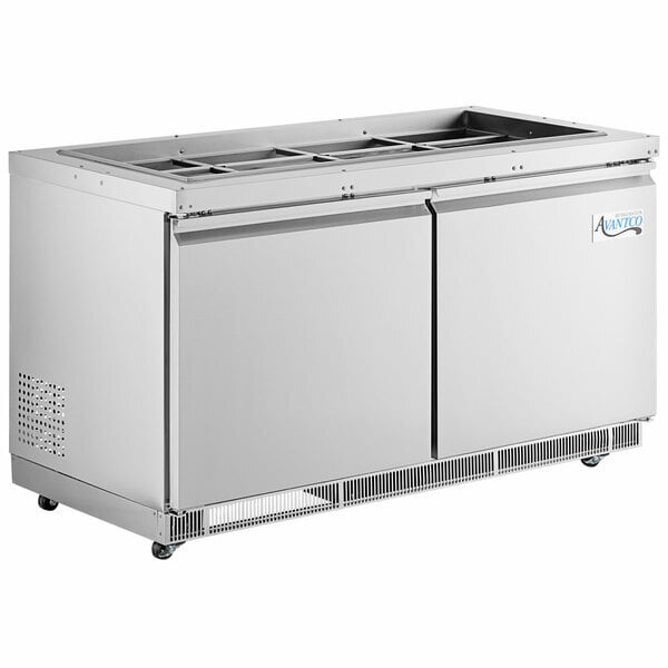 Scratch and Dent Avantco SS-CFT-60-HC 60" Stainless Steel Refrigerated Salad Bar / Cold Food Table