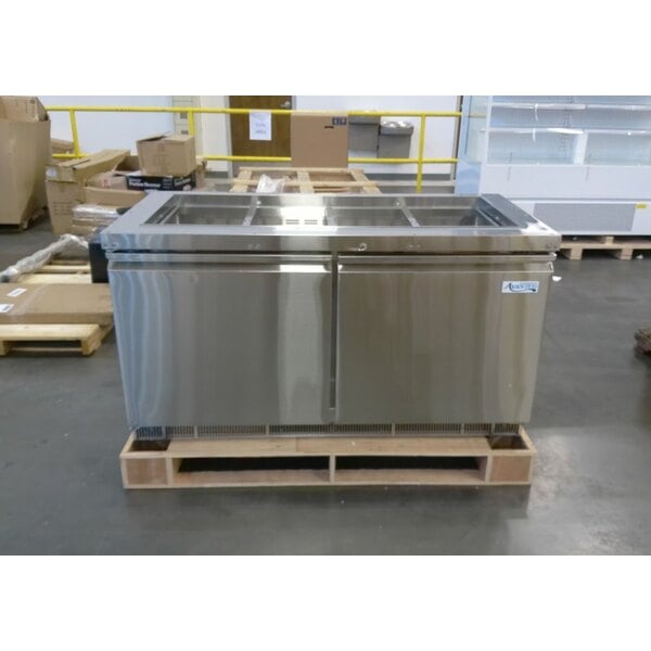 Scratch and Dent Avantco SS-CFT-60-HC 60" Stainless Steel Refrigerated Salad Bar / Cold Food Table