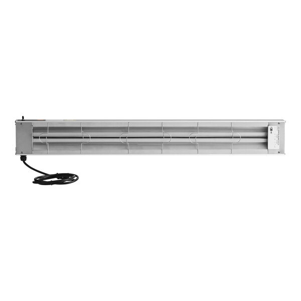 Scratch and Dent Hatco GRAH-48 48" Glo-Ray High Wattage Infrared Food Warmer with Toggle Controls, 6" Chains, and S-Hooks - 120V, 1,100W