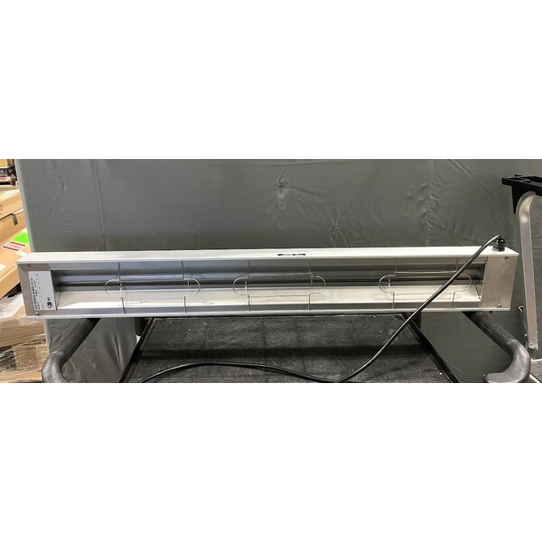 Scratch and Dent Hatco GRAH-48 48" Glo-Ray High Wattage Infrared Food Warmer with Toggle Controls, 6" Chains, and S-Hooks - 120V, 1,100W
