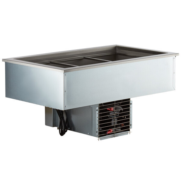 Scratch and Dent Delfield N8143BP Three Pan Drop In Refrigerated Cold Food Well