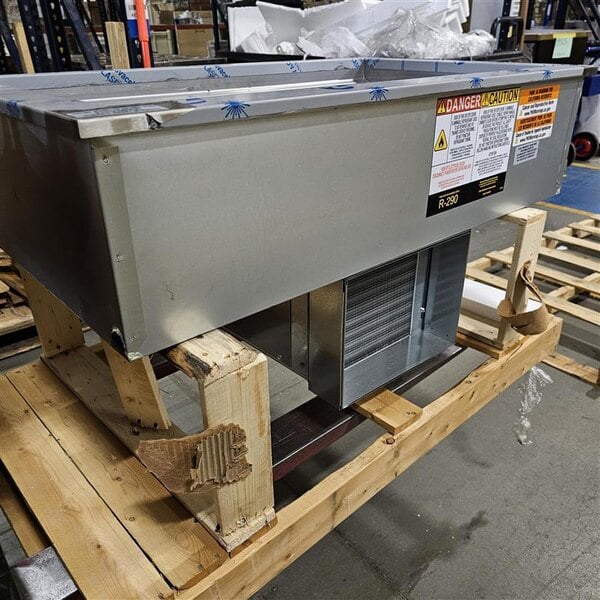 Scratch and Dent Delfield N8143BP Three Pan Drop In Refrigerated Cold Food Well