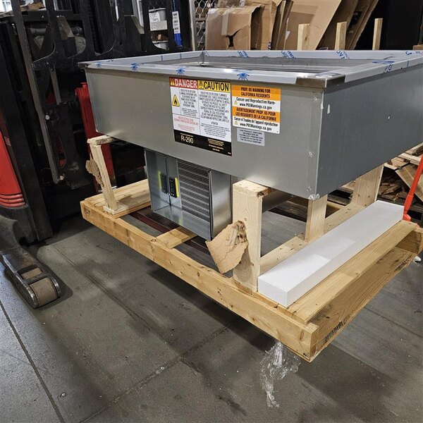 Scratch and Dent Delfield N8143BP Three Pan Drop In Refrigerated Cold Food Well