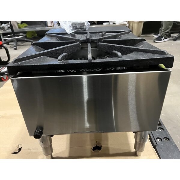 Scratch and Dent Town SR-24-G-SS Natural Gas Grate Top Stock Pot Range