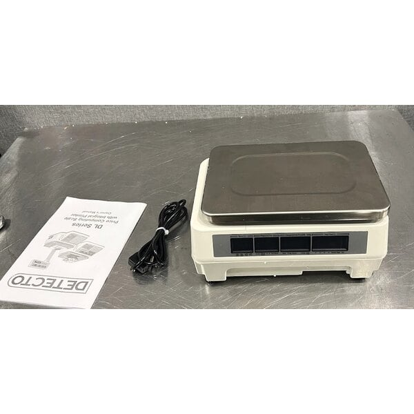 Scratch and Dent Cardinal Detecto DL1060 60 lb. Digital Price Computing Scale with Printer, Legal for Trade