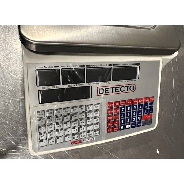 Scratch and Dent Cardinal Detecto DL1060 60 lb. Digital Price Computing Scale with Printer, Legal for Trade