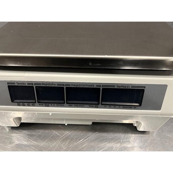 Scratch and Dent Cardinal Detecto DL1060 60 lb. Digital Price Computing Scale with Printer, Legal for Trade