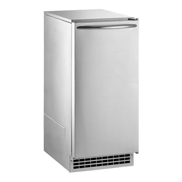 Scratch and Dent Ice-O-Matic GEMU090 15" Air Cooled Undercounter Pearl/Nugget Ice Machine with 22 lb. Bin - 115V, 85 lb.