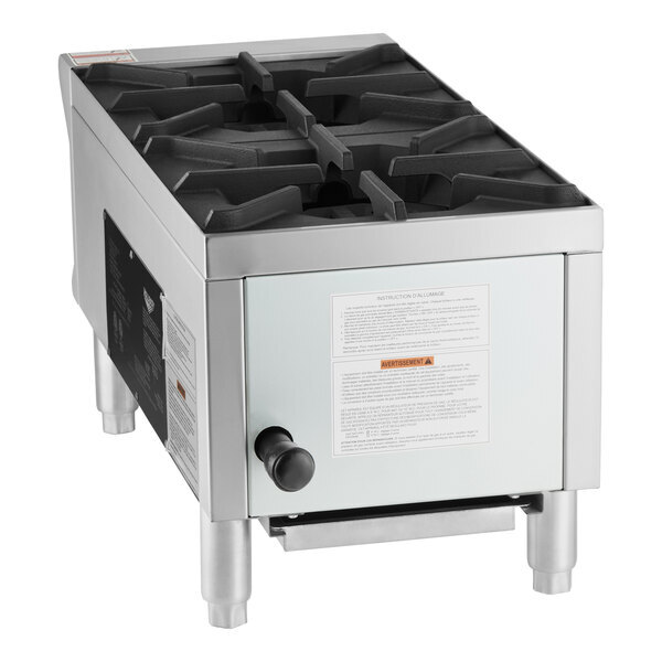 Scratch and Dent Vollrath HPG2-12 Cayenne 2 Burner Countertop Hot Plate / Range, Natural / LP Gas