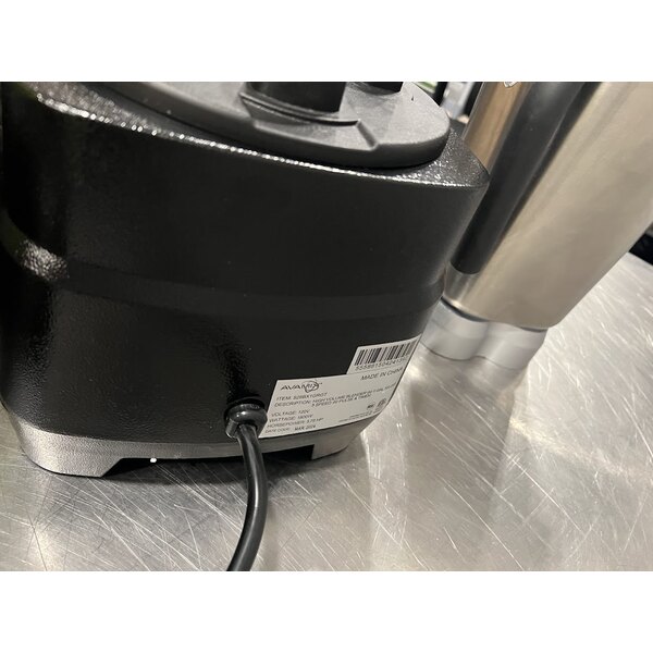 Scratch and Dent AvaMix BX1GRGT 3 3/4 hp 1 Gallon Stainless Steel Heavy Duty Commercial Food Blender with Timer - 120V