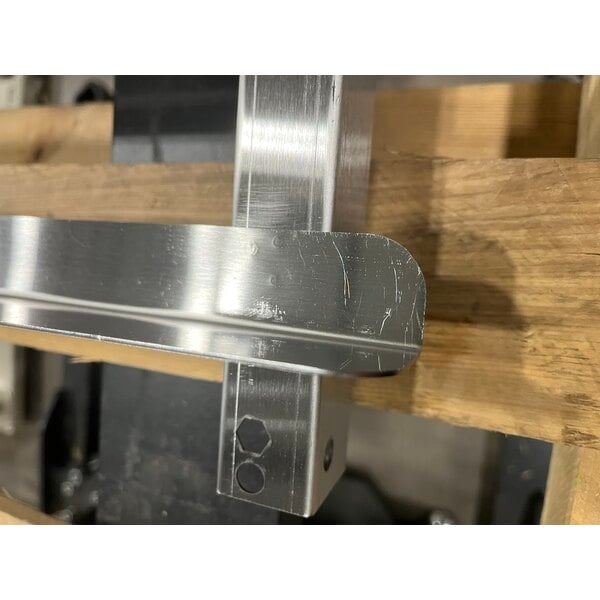 Scratch and Dent Moffat USSK32 Turbofan Stainless Steel Stand with Casters for E32 and G32 Series Single Deck Convection Ovens