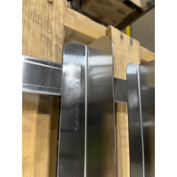 Scratch and Dent Moffat USSK32 Turbofan Stainless Steel Stand with Casters for E32 and G32 Series Single Deck Convection Ovens