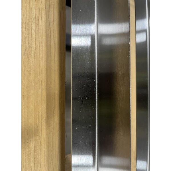 Scratch and Dent Moffat USSK32 Turbofan Stainless Steel Stand with Casters for E32 and G32 Series Single Deck Convection Ovens