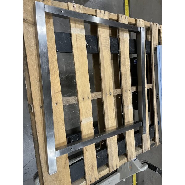 Scratch and Dent Moffat USSK32 Turbofan Stainless Steel Stand with Casters for E32 and G32 Series Single Deck Convection Ovens