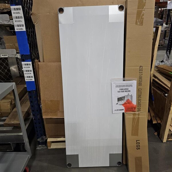 Scratch and Dent ServIt Four Pan Open Well Electric Steam Table with Adjustable Undershelf - 120V, 2000W