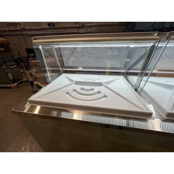 Scratch and Dent Avantco CPW-68-HC 67 3/4" 12 Tub White Deluxe Ice Cream Dipping Cabinet