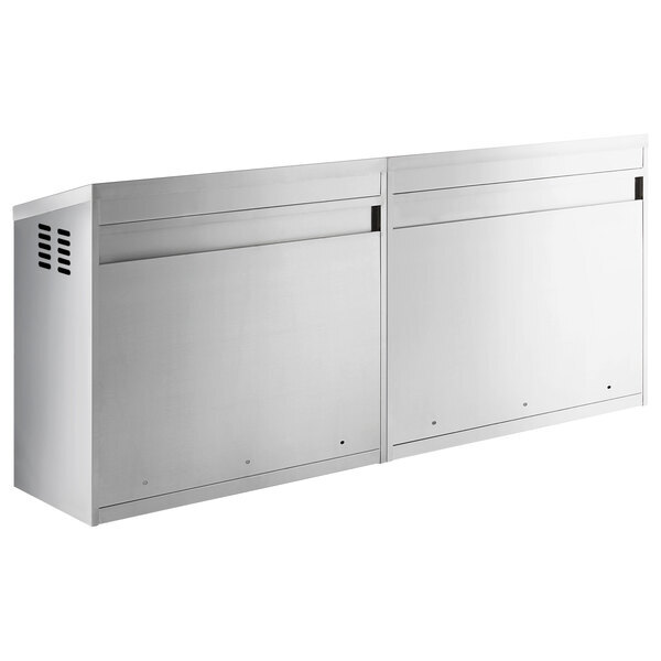 Scratch and Dent Regency 72" Stainless Steel Wall Cabinet with Sliding Doors