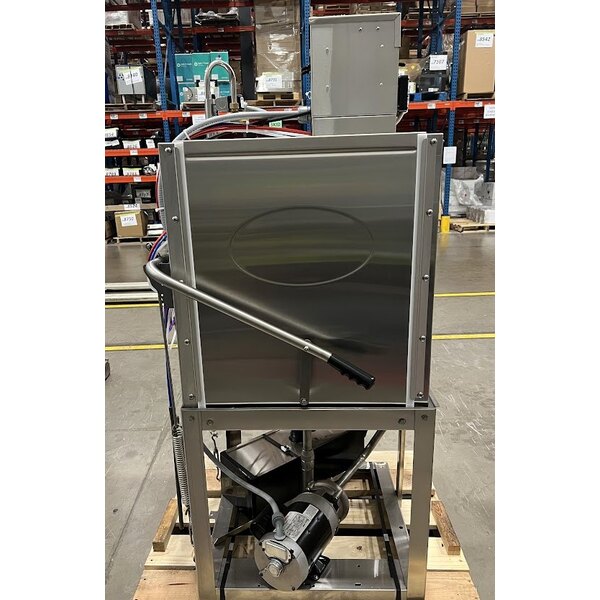 Scratch and Dent CMA Dishmachines E-AH-EXT Extended-Door Single Rack Low Temperature, Chemical Sanitizing Straight Dishwasher - 115V