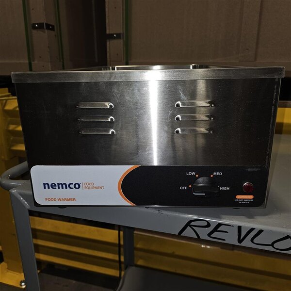 Scratch and Dent Nemco 6055A 12" x 20" Countertop Food Warmer - 120V, 1200W