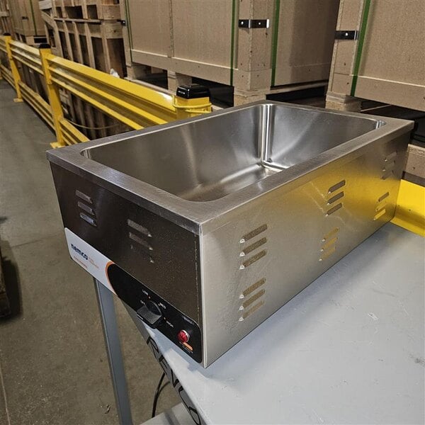 Scratch and Dent Nemco 6055A 12" x 20" Countertop Food Warmer - 120V, 1200W