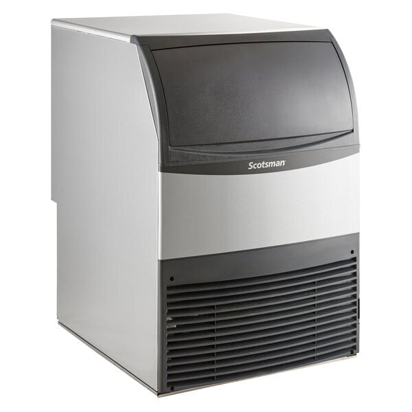Scratch and Dent Scotsman UF424A-1 24" Air Cooled Undercounter Flake Ice Machine with Floor Mount Kit - 440 lb.