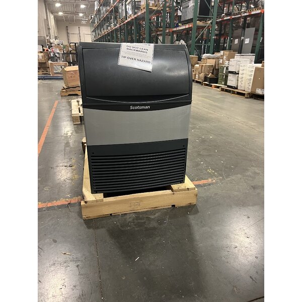 Scratch and Dent Scotsman UF424A-1 24" Air Cooled Undercounter Flake Ice Machine with Floor Mount Kit - 440 lb.