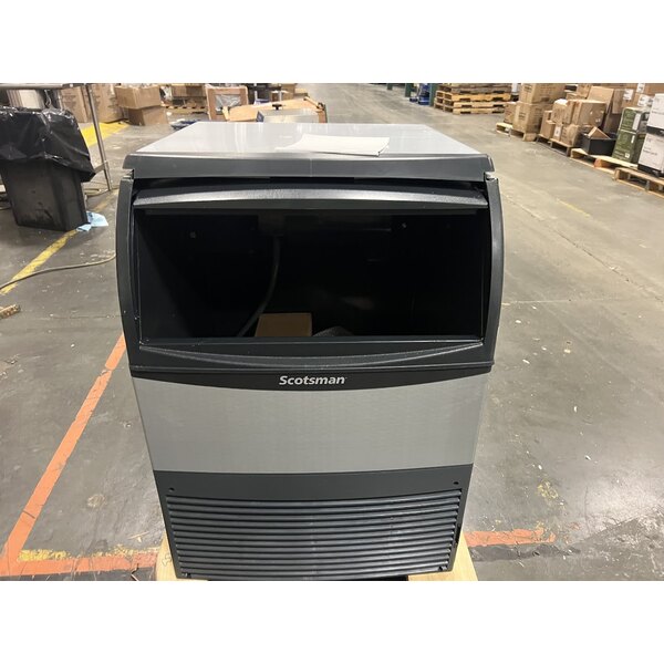 Scratch and Dent Scotsman UF424A-1 24" Air Cooled Undercounter Flake Ice Machine with Floor Mount Kit - 440 lb.