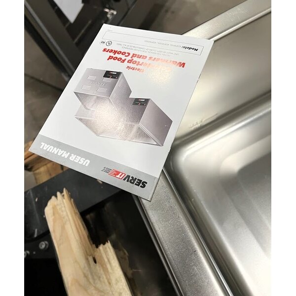 Scratch and Dent ServIt FW200D 12" x 20" Full Size Dual Well Electric Countertop Food Warmer with Digital Controls - 120V, 2000W