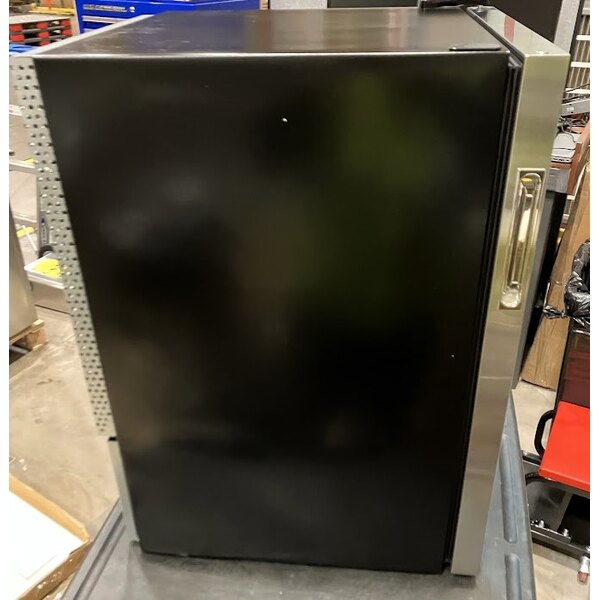 Scratch and Dent Excellence EMM-3HC Black Countertop Display Refrigerator with Swing Door