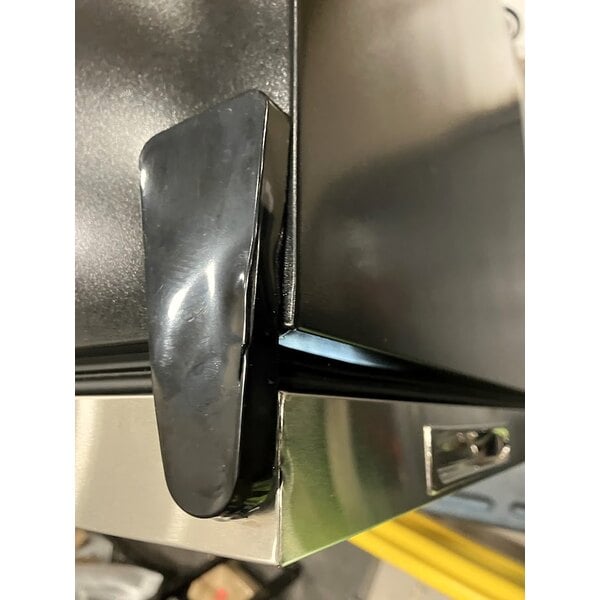 Scratch and Dent Excellence EMM-3HC Black Countertop Display Refrigerator with Swing Door