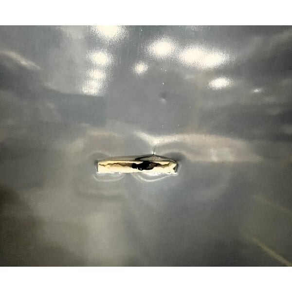 Scratch and Dent True T-72G-HC~FGD01 78 1/8" 3 Section Glass Door Reach-In Refrigerator