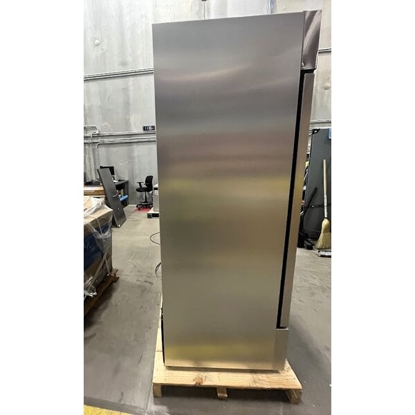 Scratch and Dent True T-72G-HC~FGD01 78 1/8" 3 Section Glass Door Reach-In Refrigerator