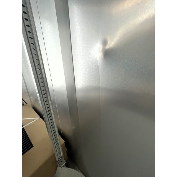 Scratch and Dent True T-72G-HC~FGD01 78 1/8" 3 Section Glass Door Reach-In Refrigerator