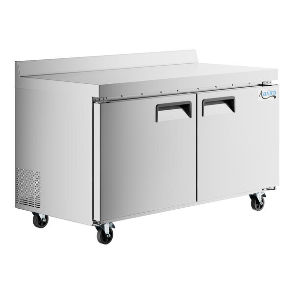 Scratch and Dent Avantco AWT-60F 60" Worktop Freezer with 3 1/2" Backsplash