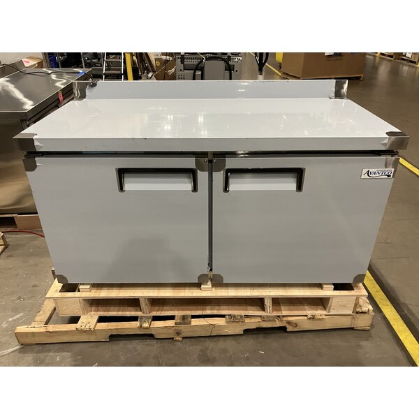 Scratch and Dent Avantco AWT-60F 60" Worktop Freezer with 3 1/2" Backsplash