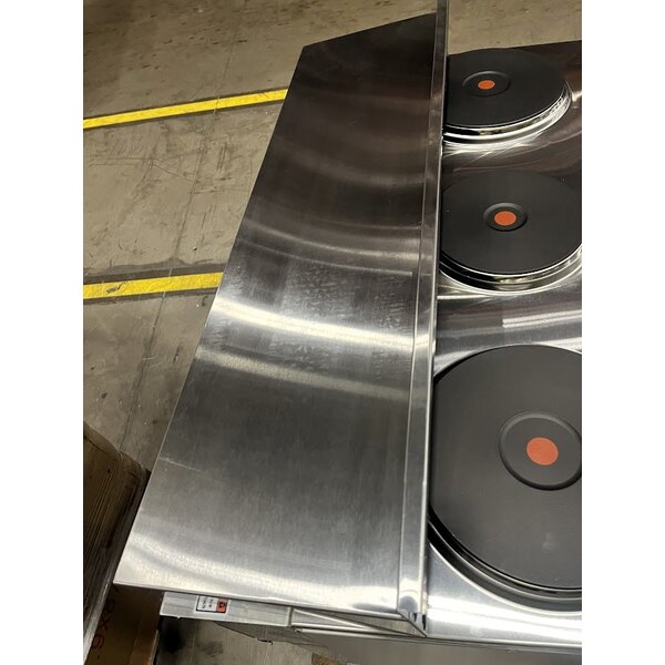 Scratch and Dent Cooking Performance Group ER36-240-1 36" 6-Burner Electric Range with Standard Oven - 240V, 1 Phase